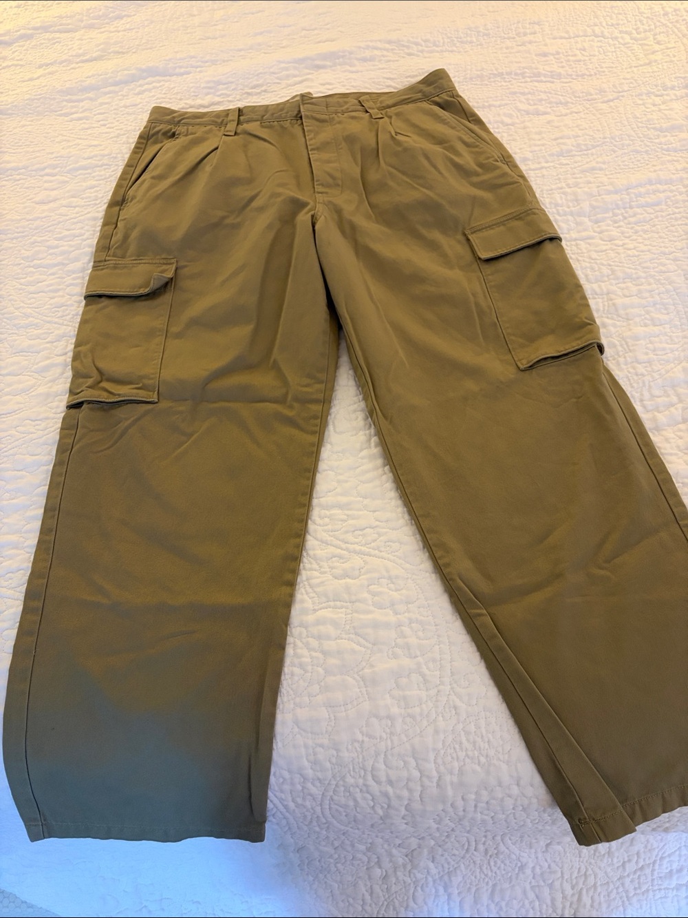 Madewell Men's Olive Cargo Trousers